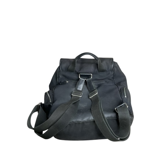 Coach Black Nylon Backpack Leather Trim Vintage main image 9